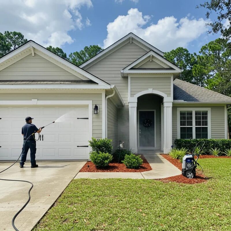 Professional house washing service enhancing curb appeal in Citrus County, FL