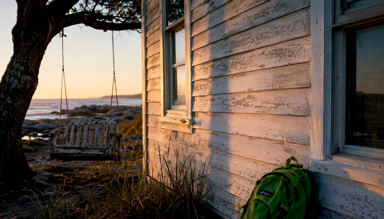 Coastal weather effects on exterior wall