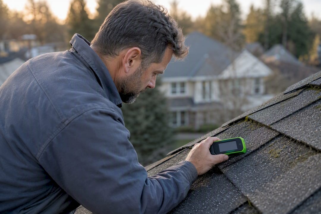 Measuring steep roof pitch for pricing