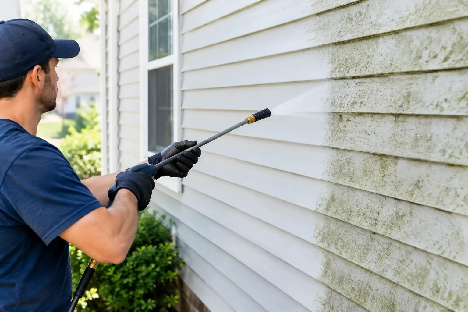 How to Remove Mildew From Siding Without Damage