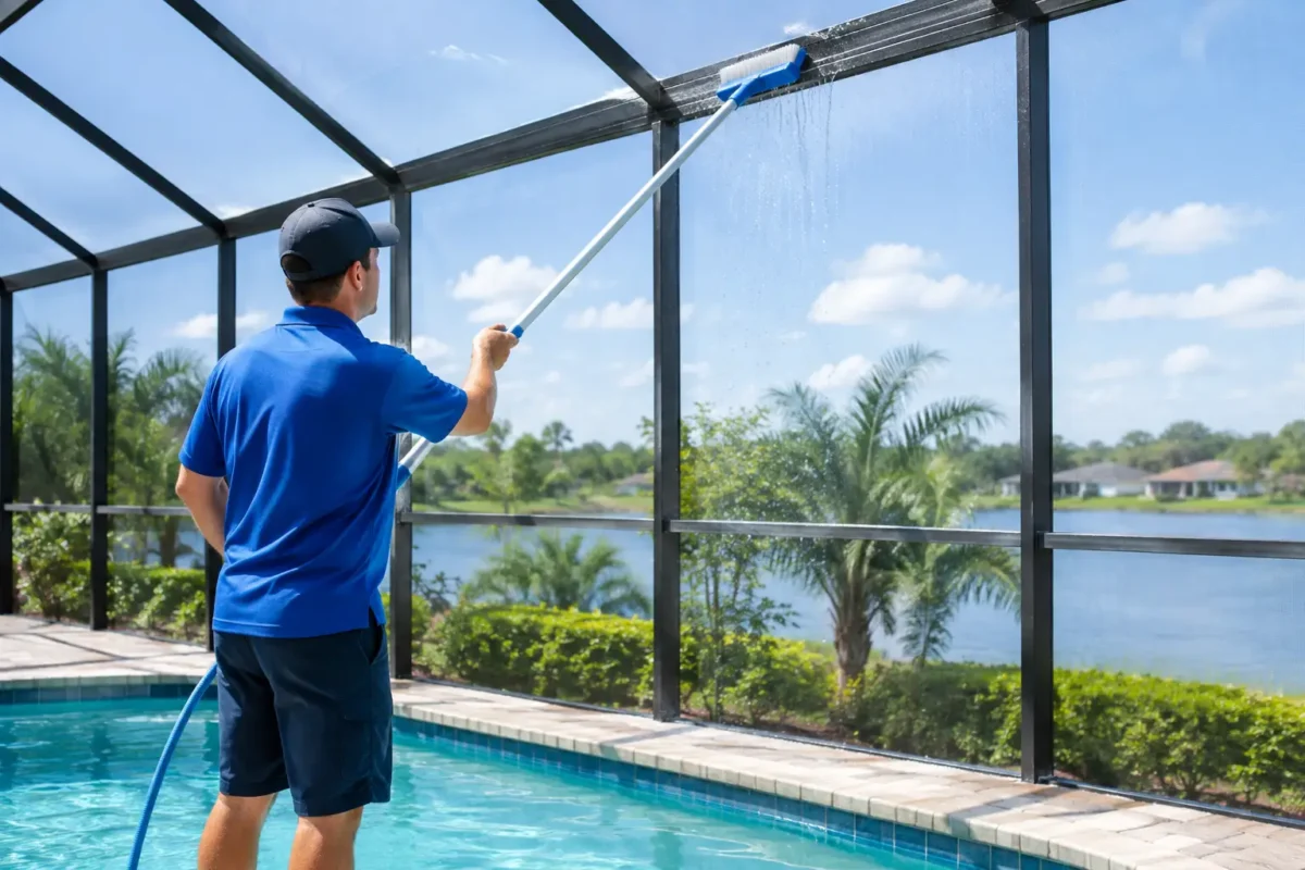 Pool Cage Cleaning Service for Florida Homes