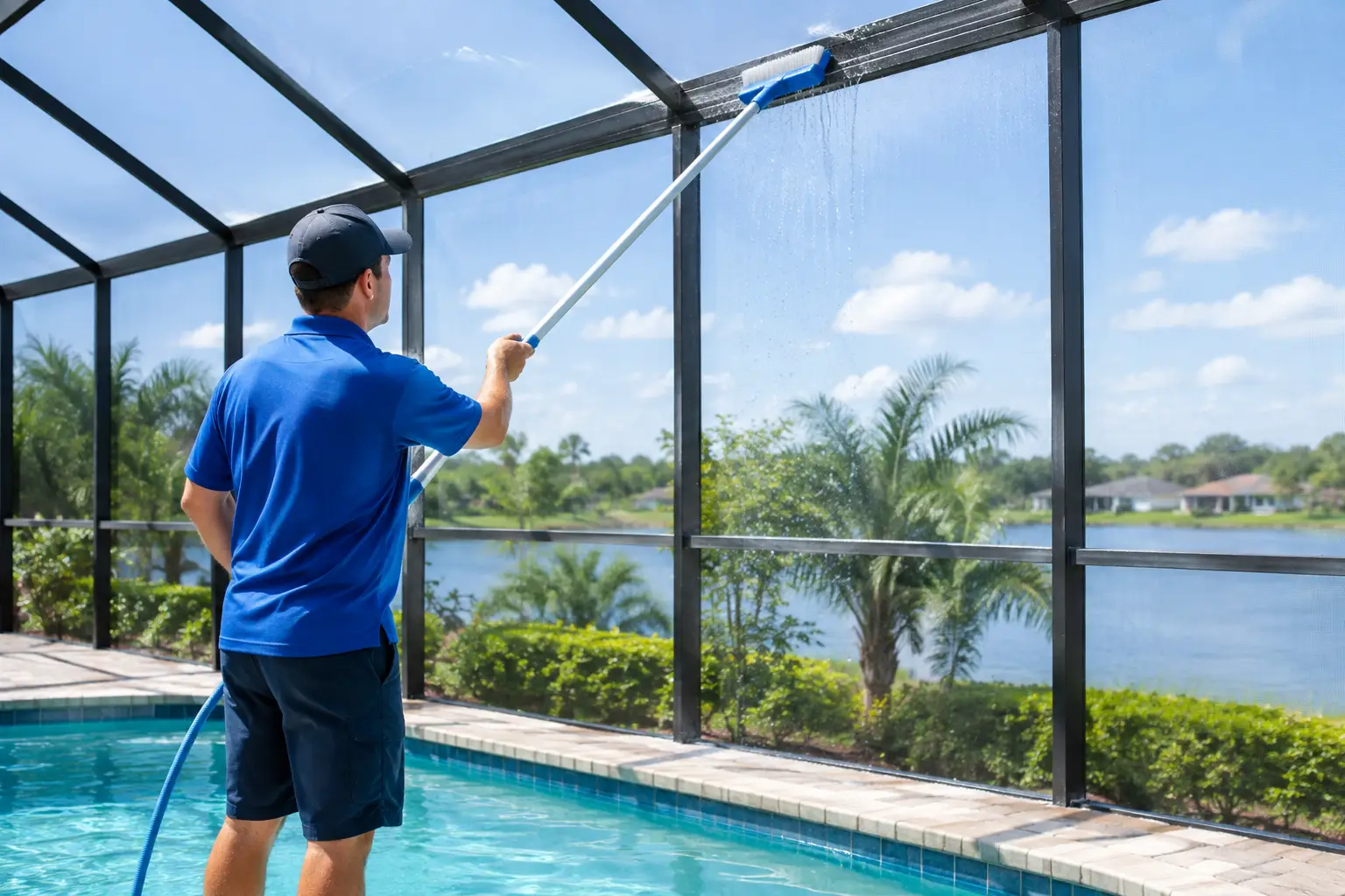 Pool Cage Cleaning Service for Florida Homes