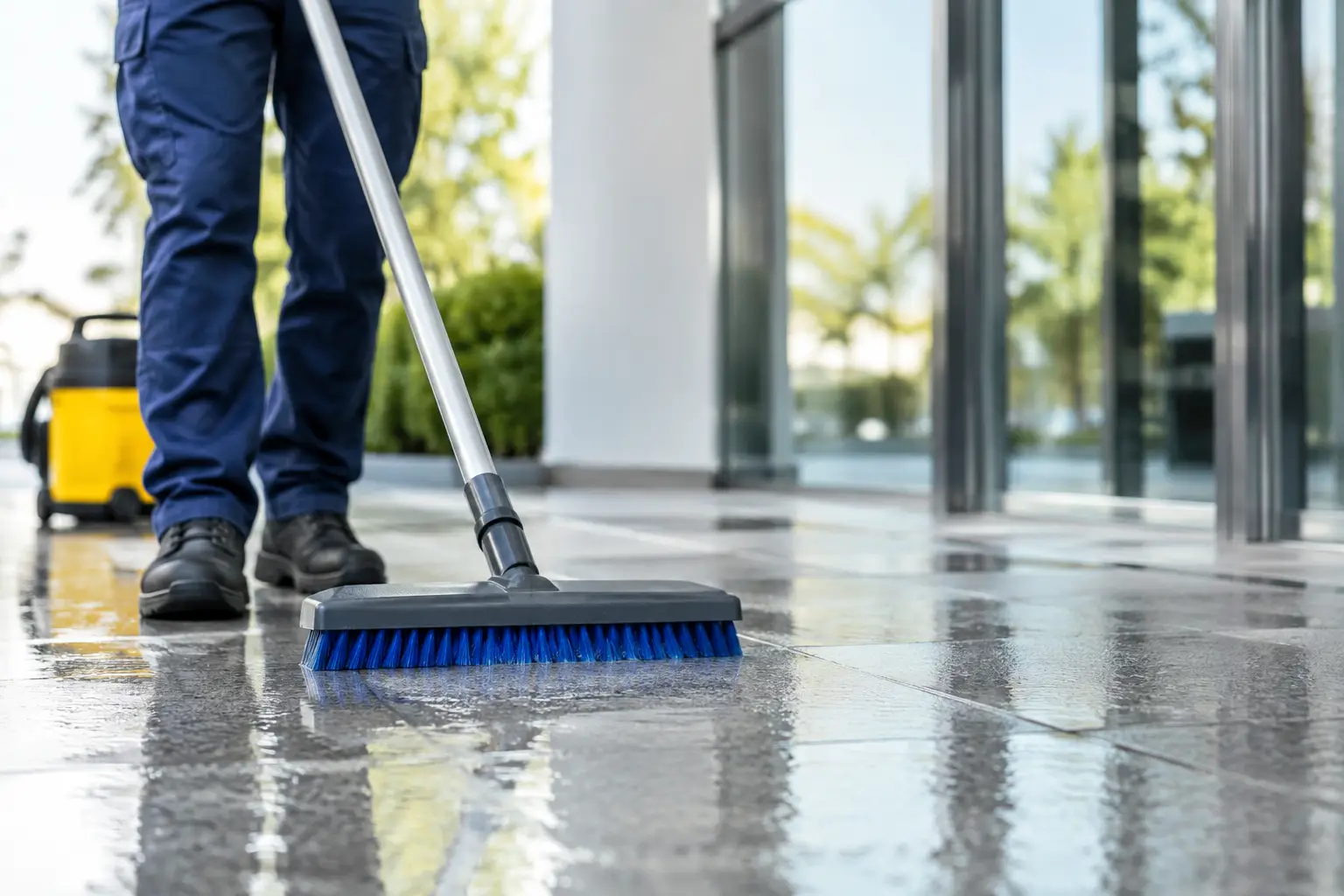 Slippery Walkway Cleaning Service That Restores Grip