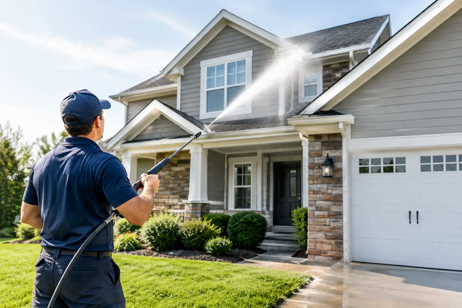 Curb Appeal Starts With a Cleaner Exterior