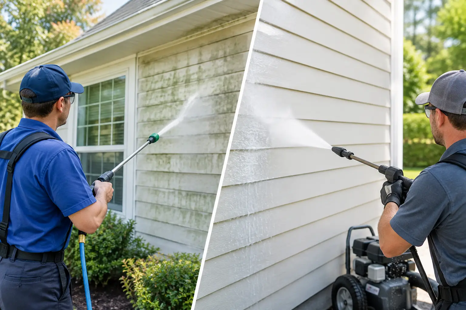 Soft Washing Versus Power Washing: What Fits?